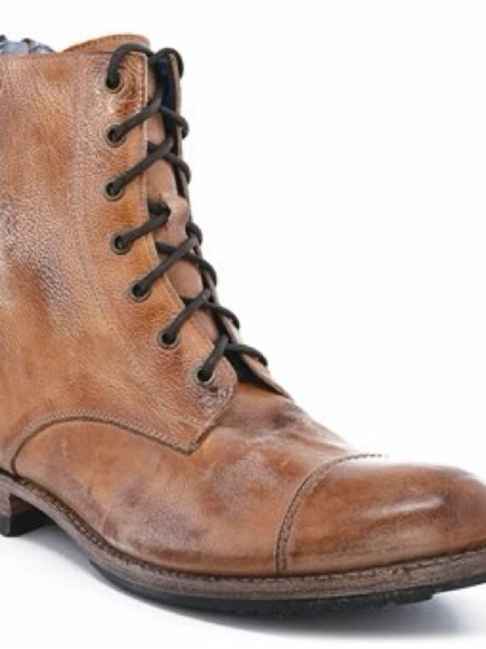 BED|STU Men’s Tan Protege Leather Boots size 10
